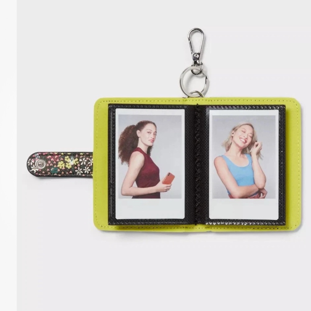 Colorful Floral Keychain Wallet - Picture 4 of 4